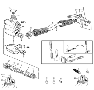 Fig-0 Diagram and Parts List for B23  Chicago Pneumatic Scaler